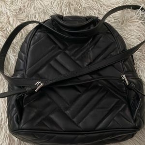 Black Michael Kors leather genuine NWT backpack